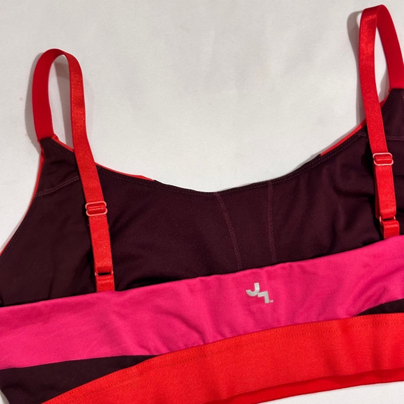 L JoyLab Sports Bra Red/Pink - Picture 3 of 5